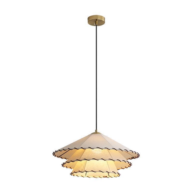 Japanese-style Fabric Chandelier