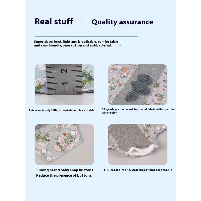 Washable Protection Pure Cotton Leakproof Sanitary Napkin