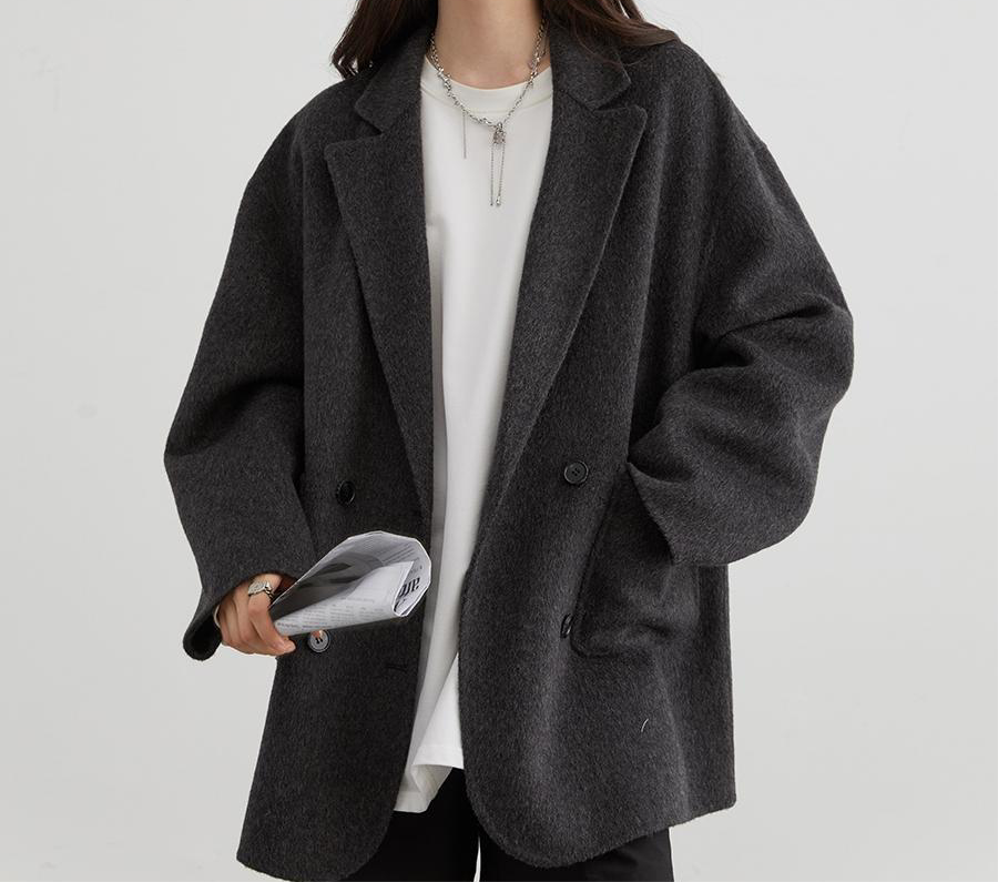 Women's Wool Double-sided Woolen Coat