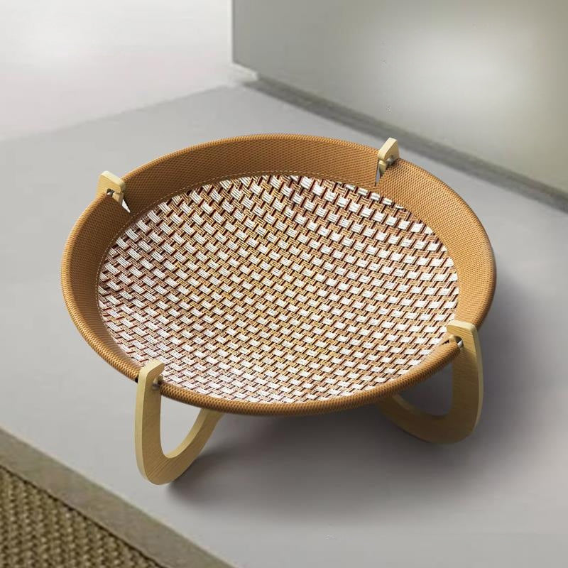 Woven Rattan Pet Hammock