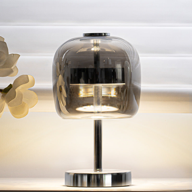 Chrome Silver Table Lamp