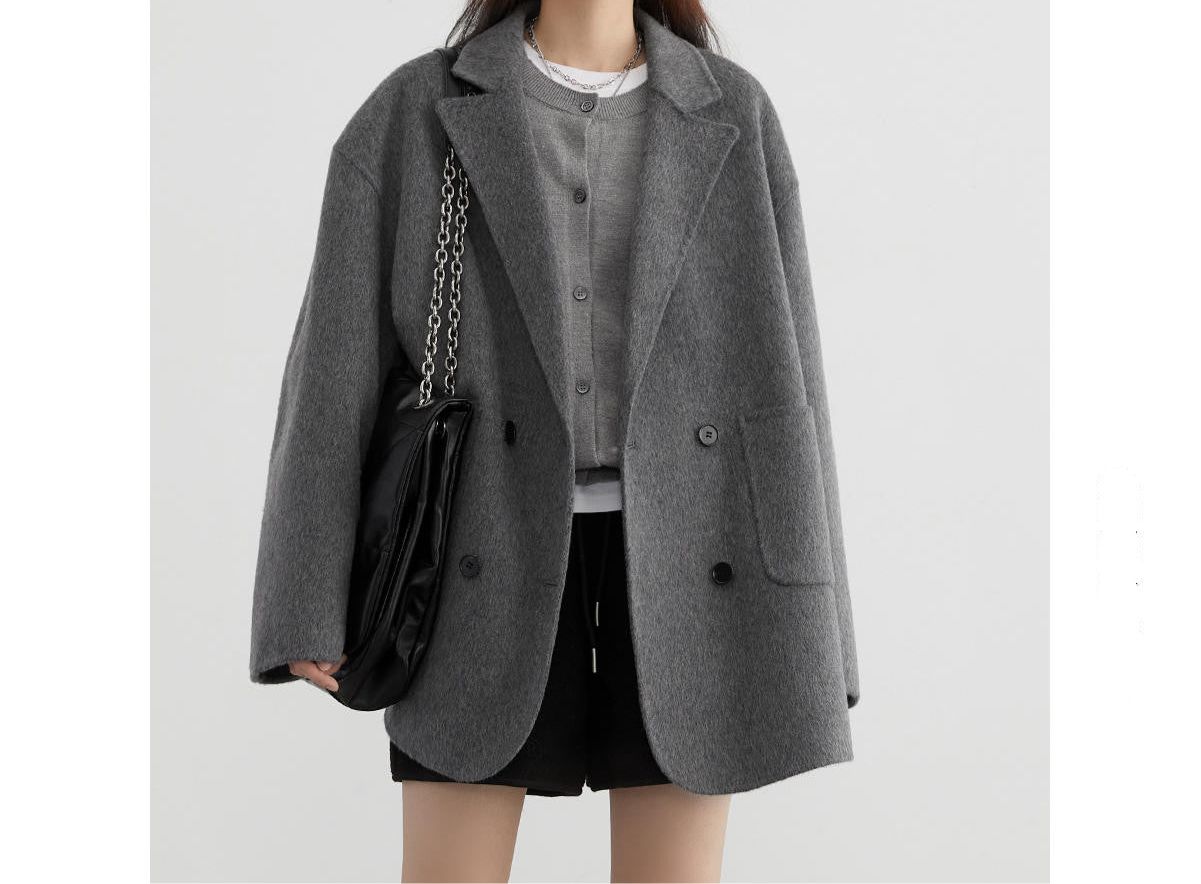 Women's Wool Double-sided Woolen Coat
