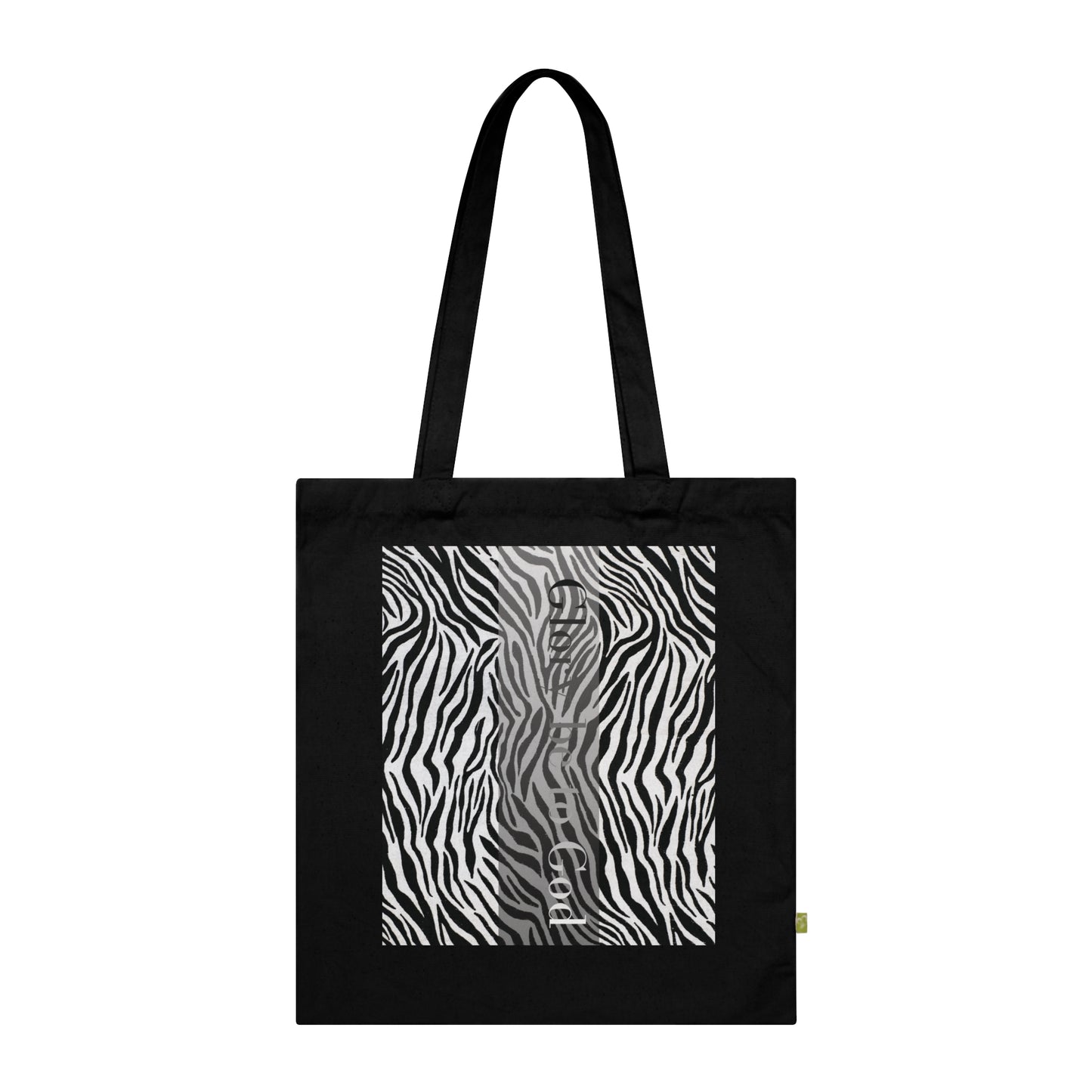 Zebra Stripe Organic Cotton Tote Bag –  Eco Shopper