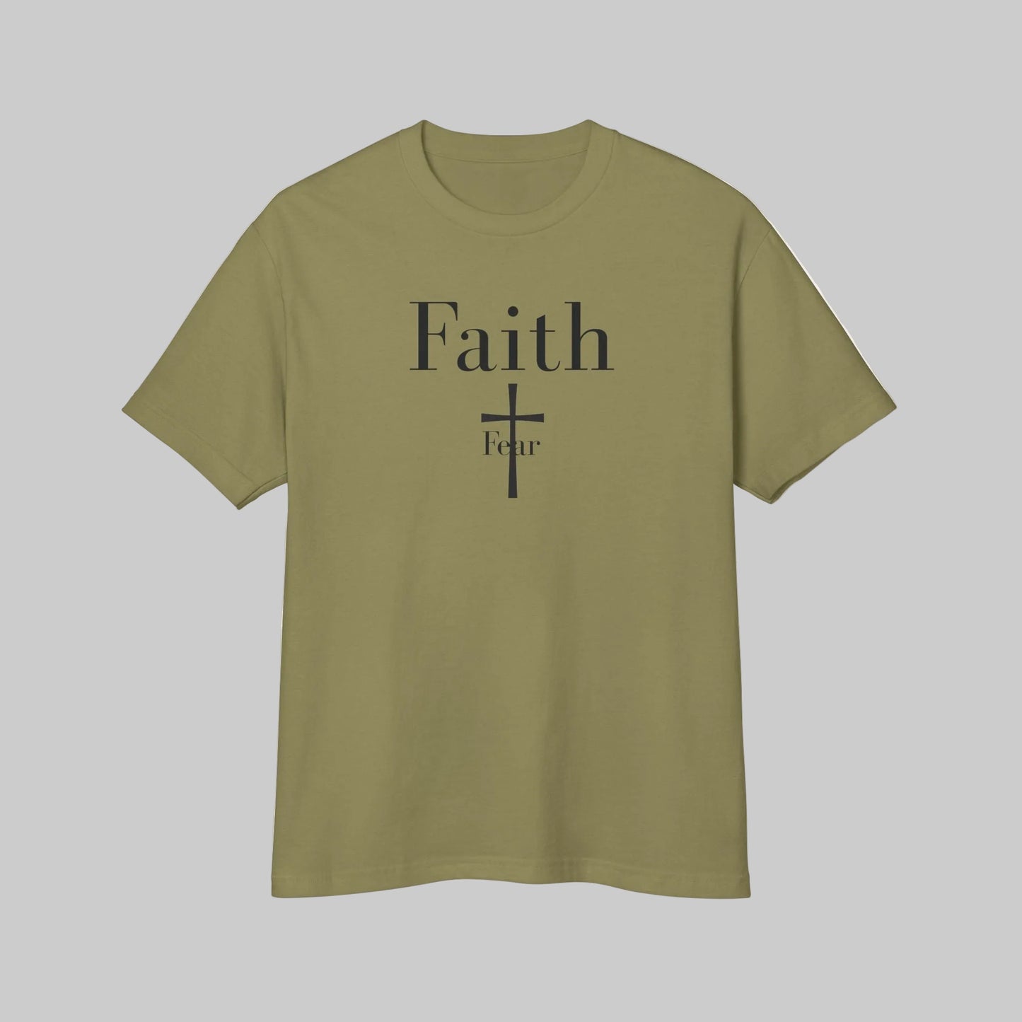 Faith Over Fear T-Shirt | Christian Graphic Tee | Bible Verse Shirt | Spiritual Quote Tee| Faith-Based Apparel