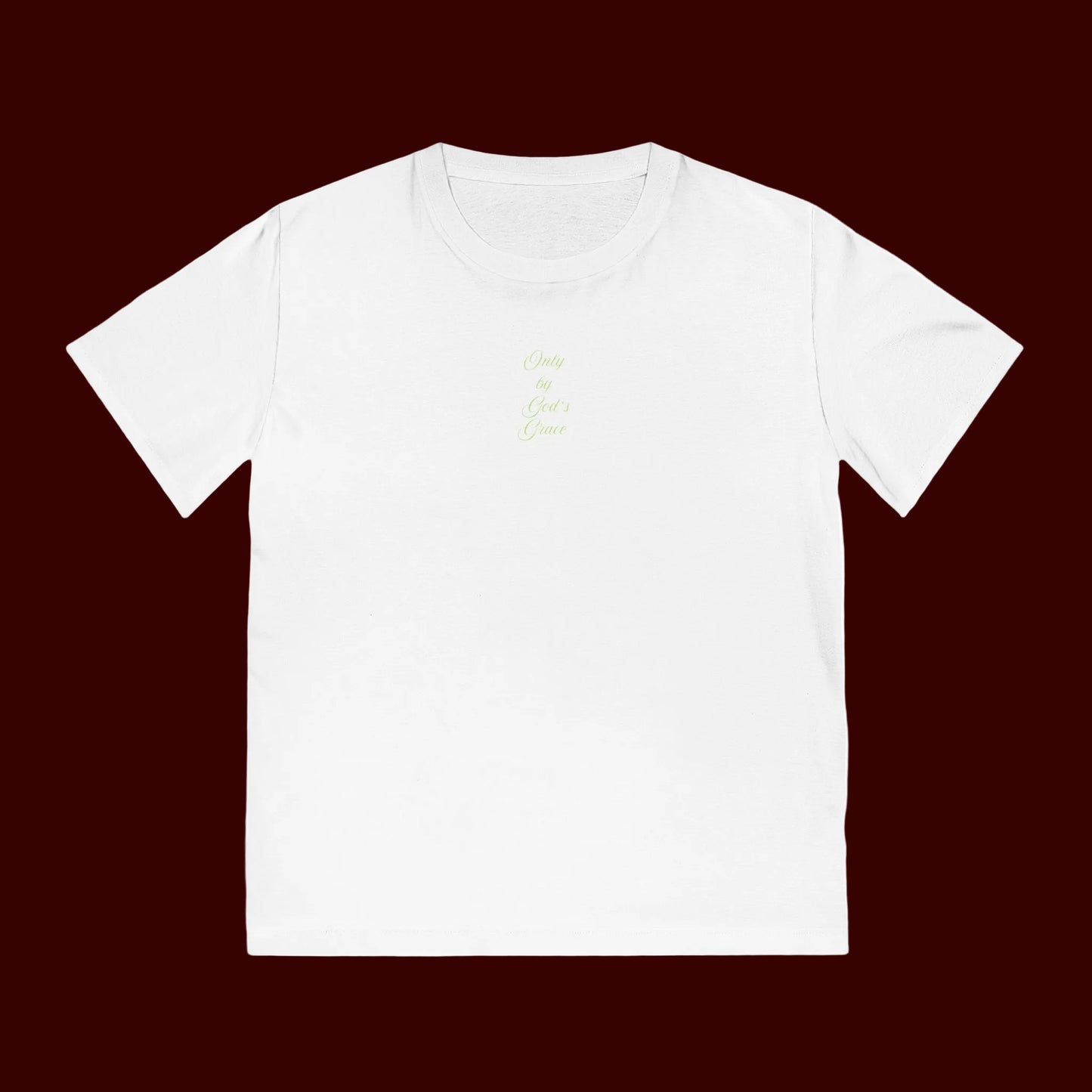 Only By Gods Grace Unisex T-Shirt | Faith-Based Christian Tee | Inspirational Scripture Shirt