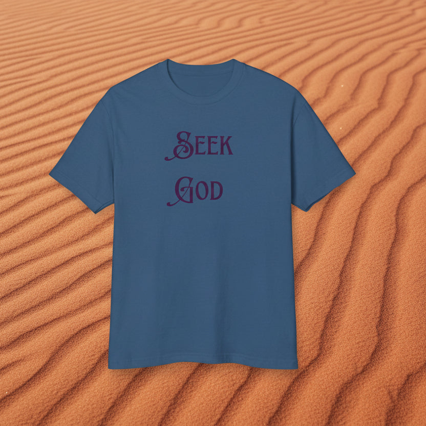 Seek God Shirt | 100% Cotton Unisex Faith Based Christian T-Shirt unisex, Faith Based Tee, Bible Verse Shirt