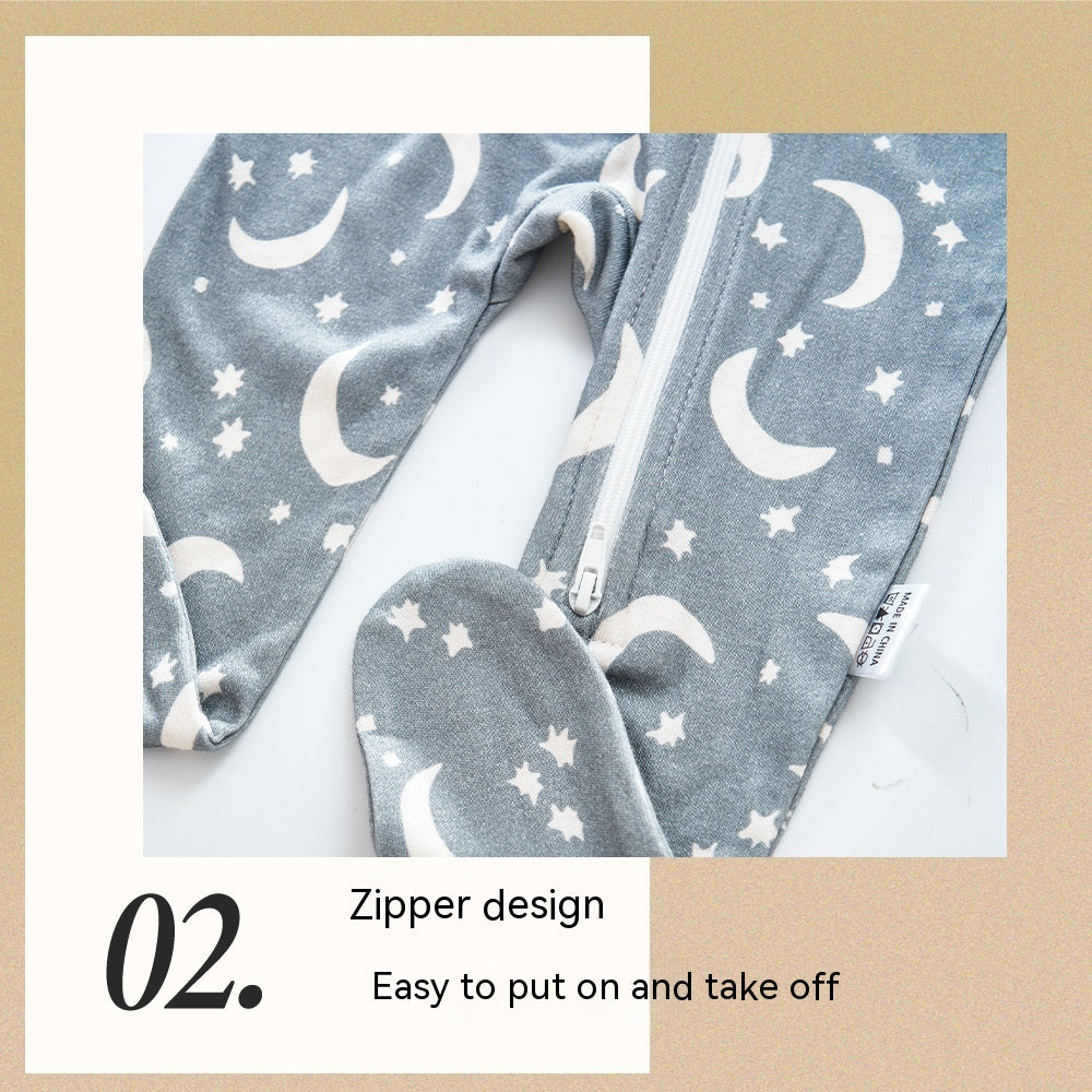 Baby Bamboo Cotton Pajamas Home Clothes Baby Jumpsuit