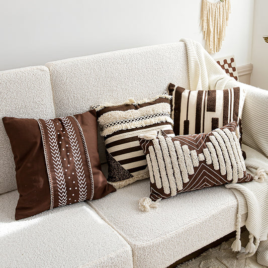Moroccan Handmade Throw Pillow Cover