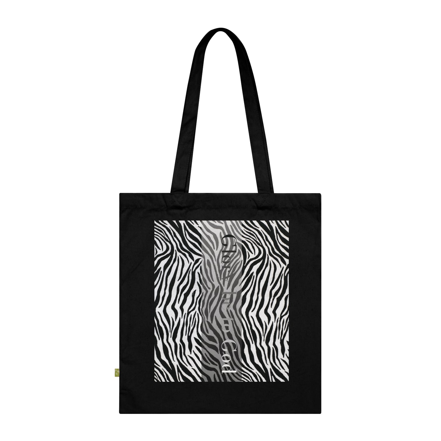 Zebra Stripe Organic Cotton Tote Bag –  Eco Shopper