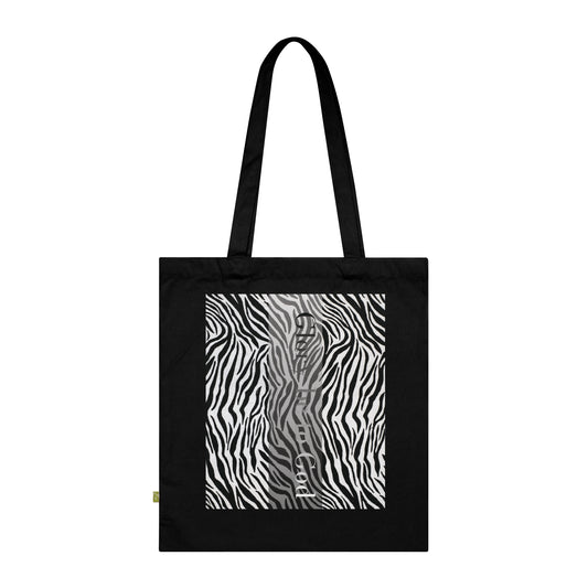 Zebra Stripe Organic Cotton Tote Bag –  Eco Shopper