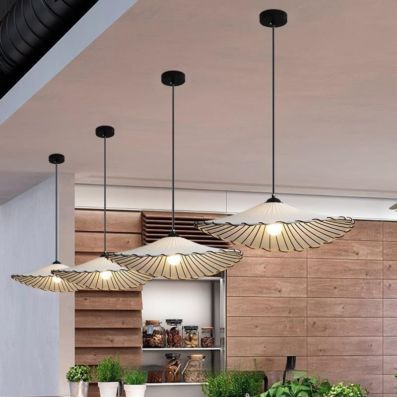 Japanese-style Fabric Chandelier