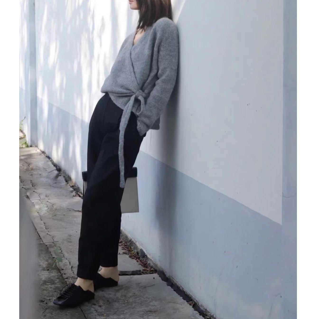 Wool Asymmetric Sweater