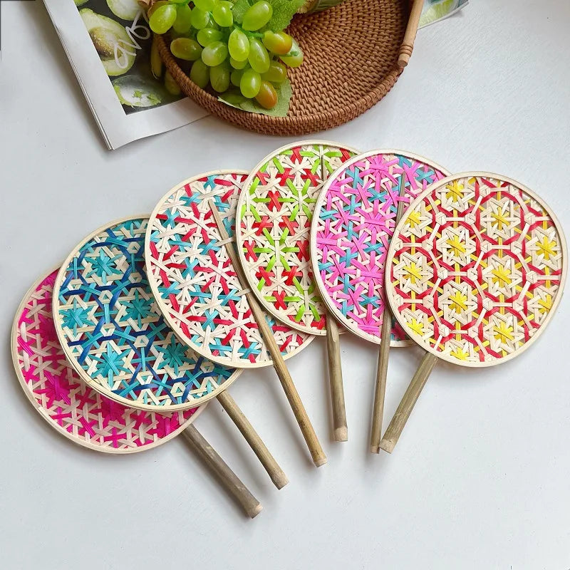 Bamboo Braided Fan