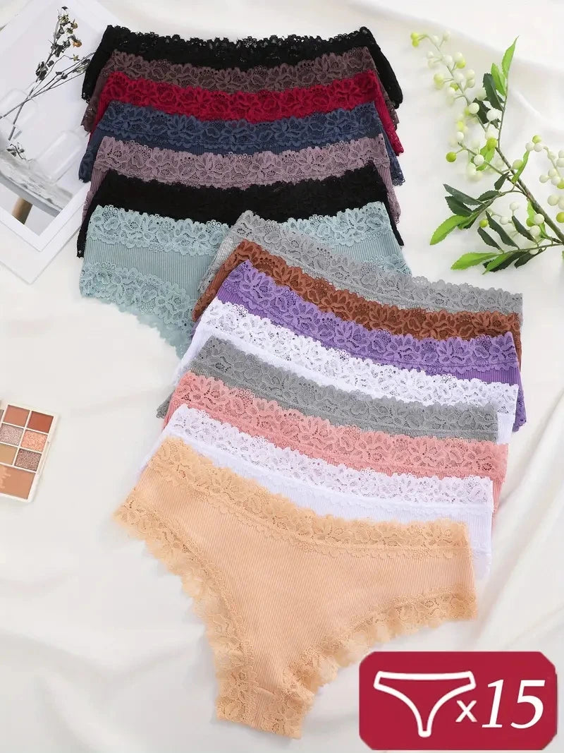 Women Cotton Panties 15 set