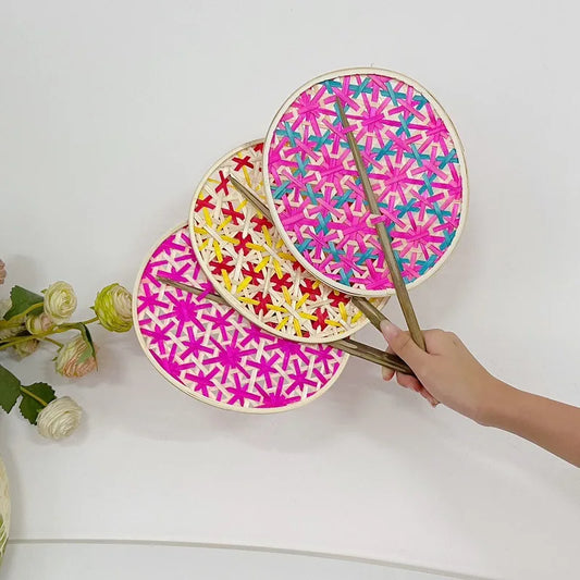 Bamboo Braided Fan