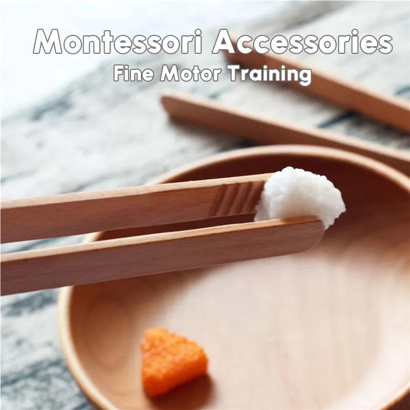 Montessori Wooden Clip Tweezers