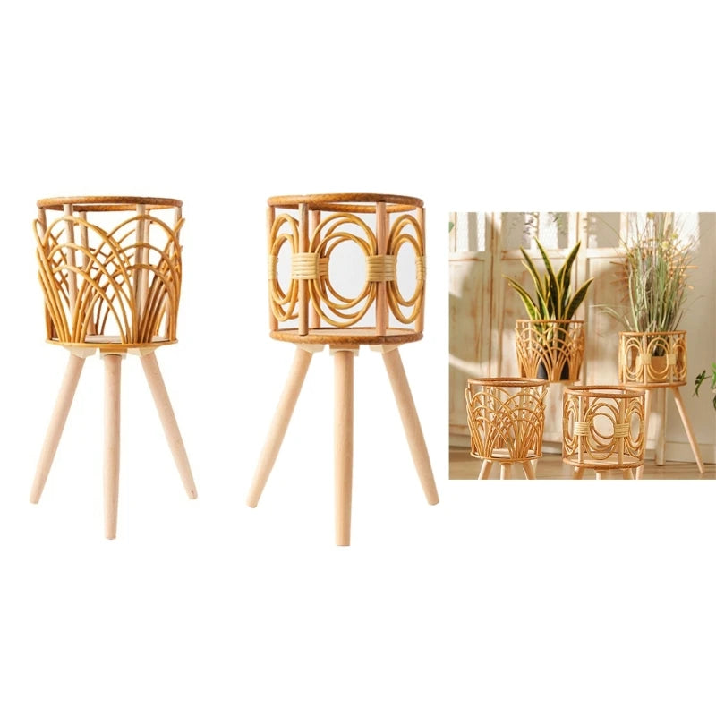 Rattan Plant Stand
