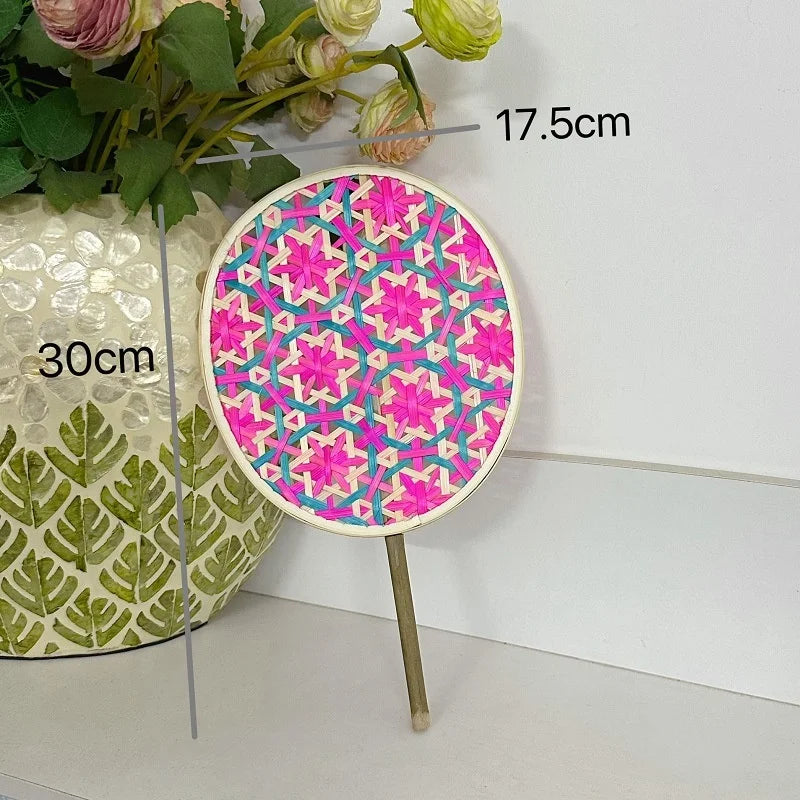 Bamboo Braided Fan