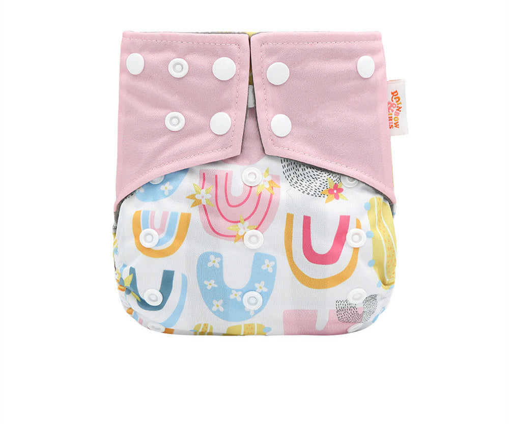 Western Style Digital Printing Bamboo Charcoal Diapers