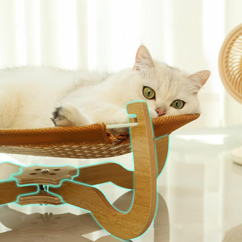 Woven Rattan Pet Hammock